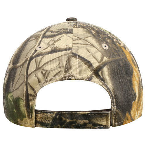 6-Panel Low Profile Baseball Cap w/ Camo