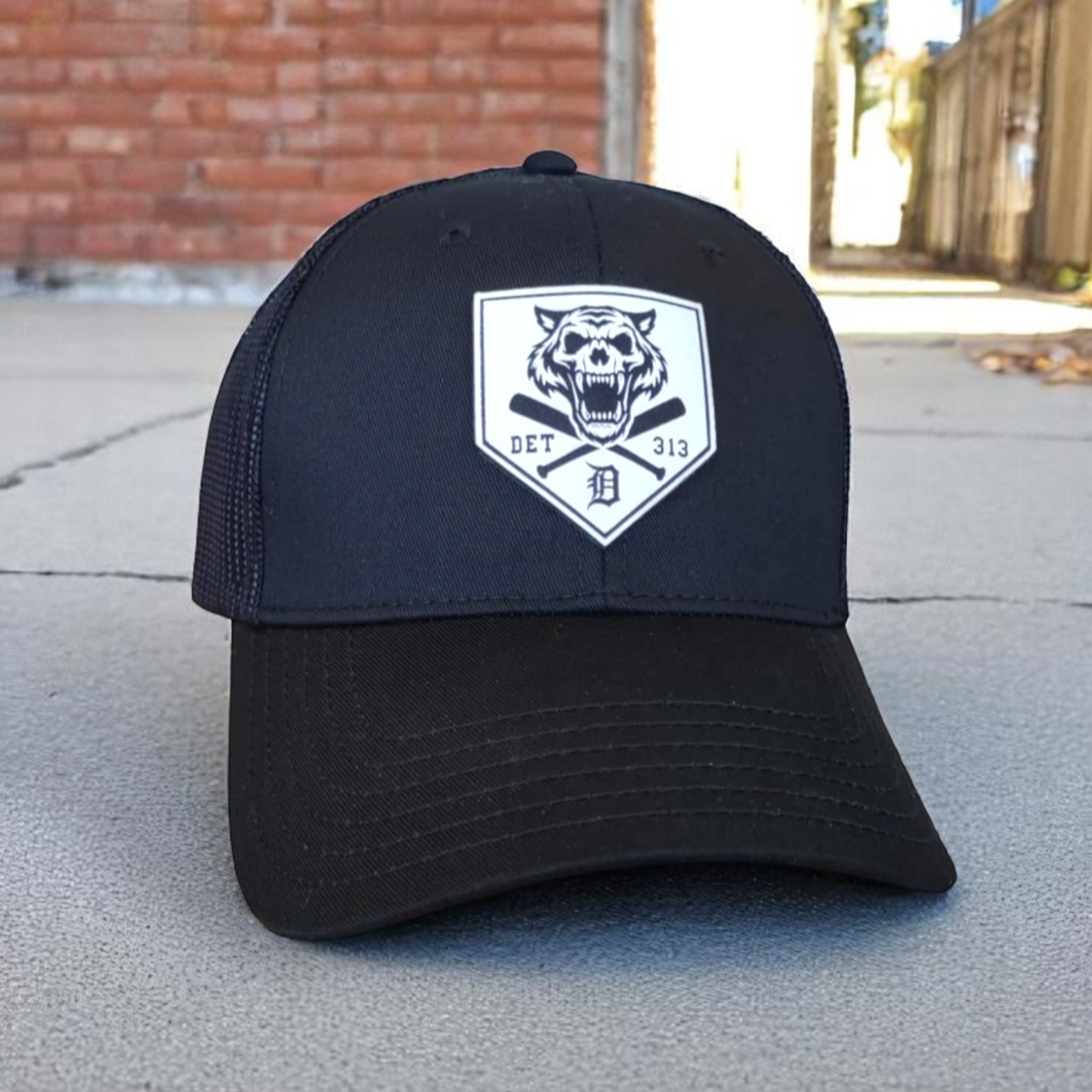 Tiger Skull Baseball Hat