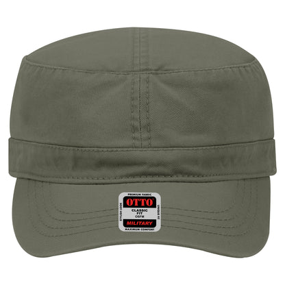 6-Panel Classic Baseball Cap — Custom Leather Patch in Dk. Ol.