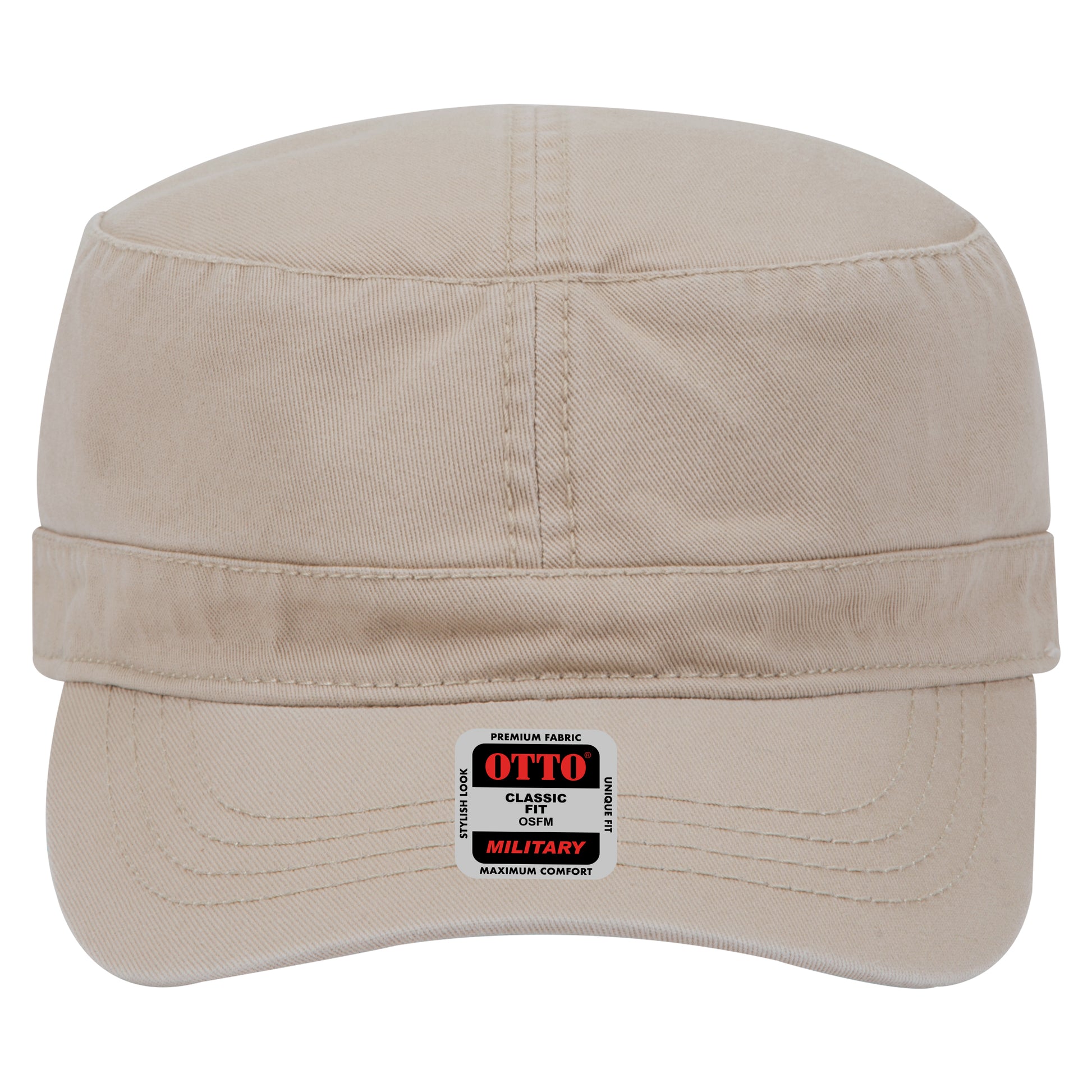 6-Panel Classic Baseball Cap — Custom Leather Patch in Dk. Kha n ay wn Green ki