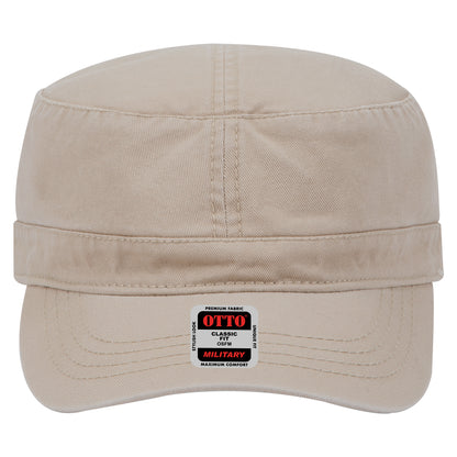 6-Panel Classic Baseball Cap — Custom Leather Patch in Dk. Kha n ay wn Green ki