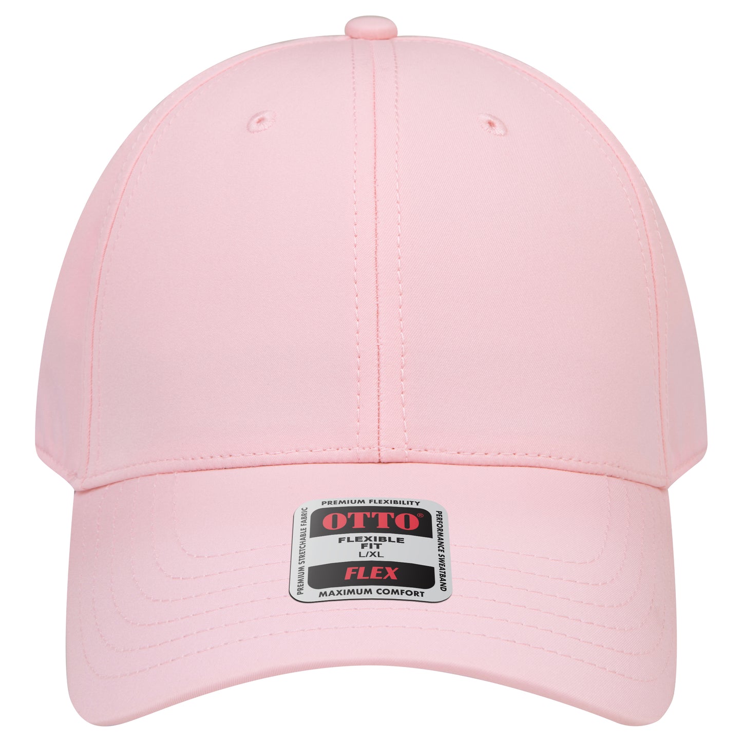 6-Panel Low Profile Baseball Cap — Flex Fit — Custom Leather Patch in Soft Pin n ay e k