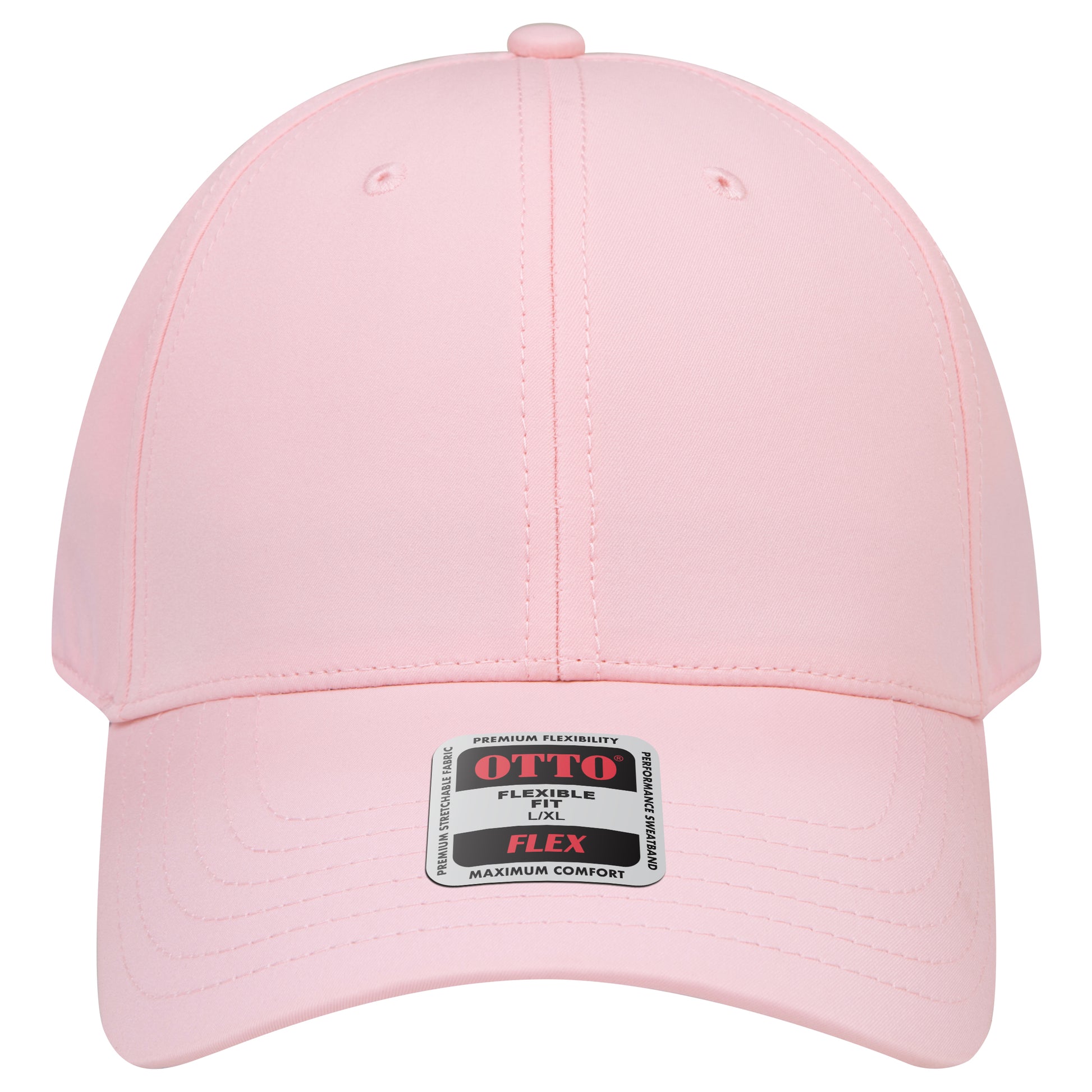6-Panel Low Profile Baseball Cap — Flex Fit — Custom Leather Patch in Soft Pin n ay e k
