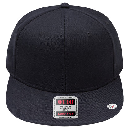 6-Panel Classic Baseball Cap — Stretch Comfort Fit — Custom Leather Patch in Black