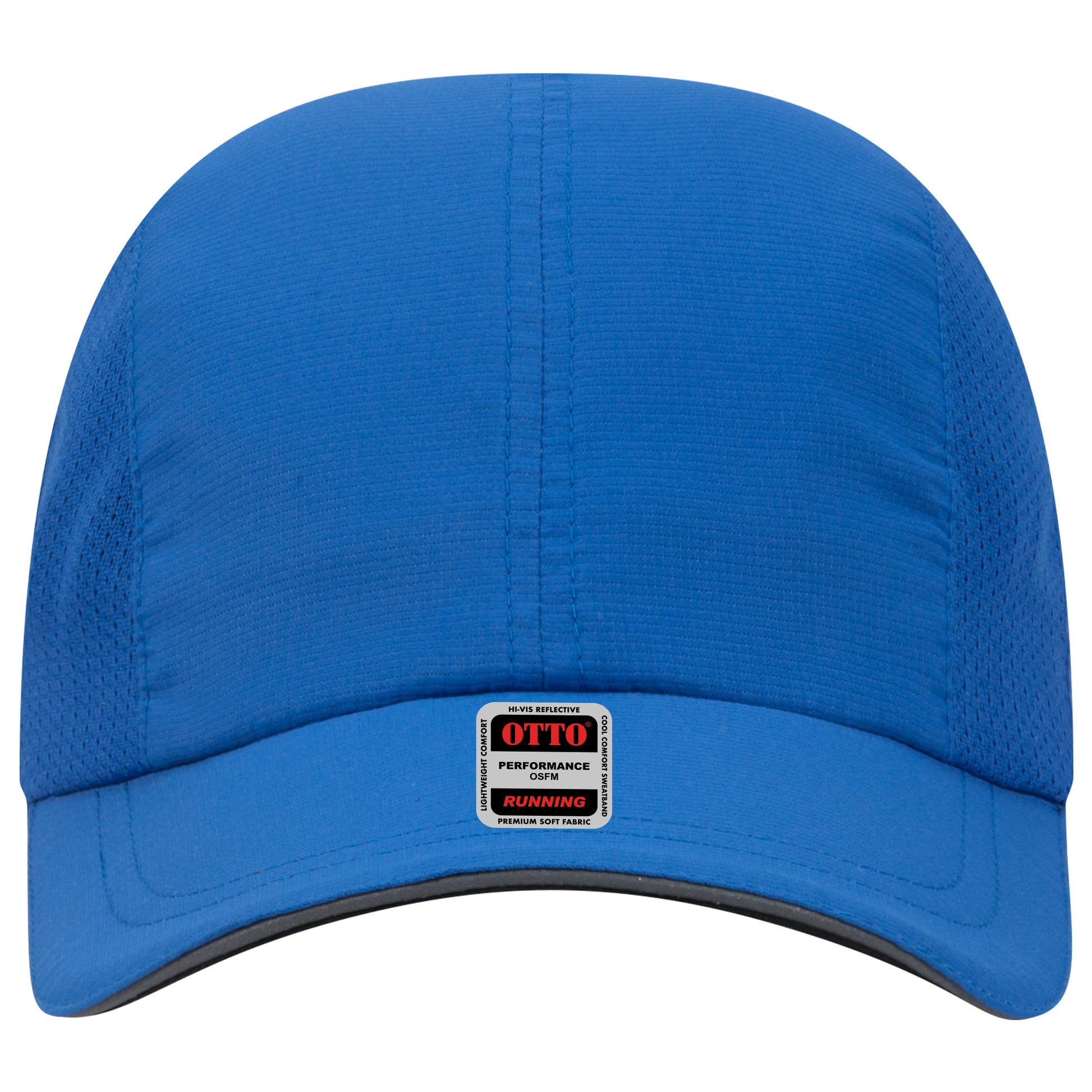 Lightweight Running Hat — Custom Leather Patch in Royal