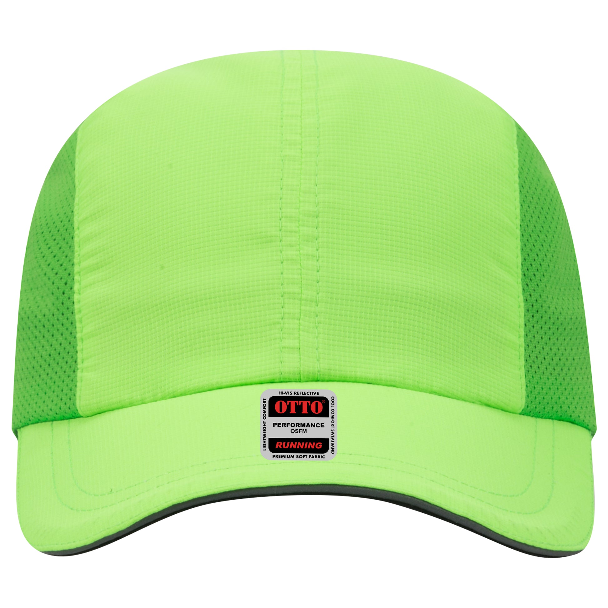 Lightweight Running Hat — Custom Leather Patch in N. Gree