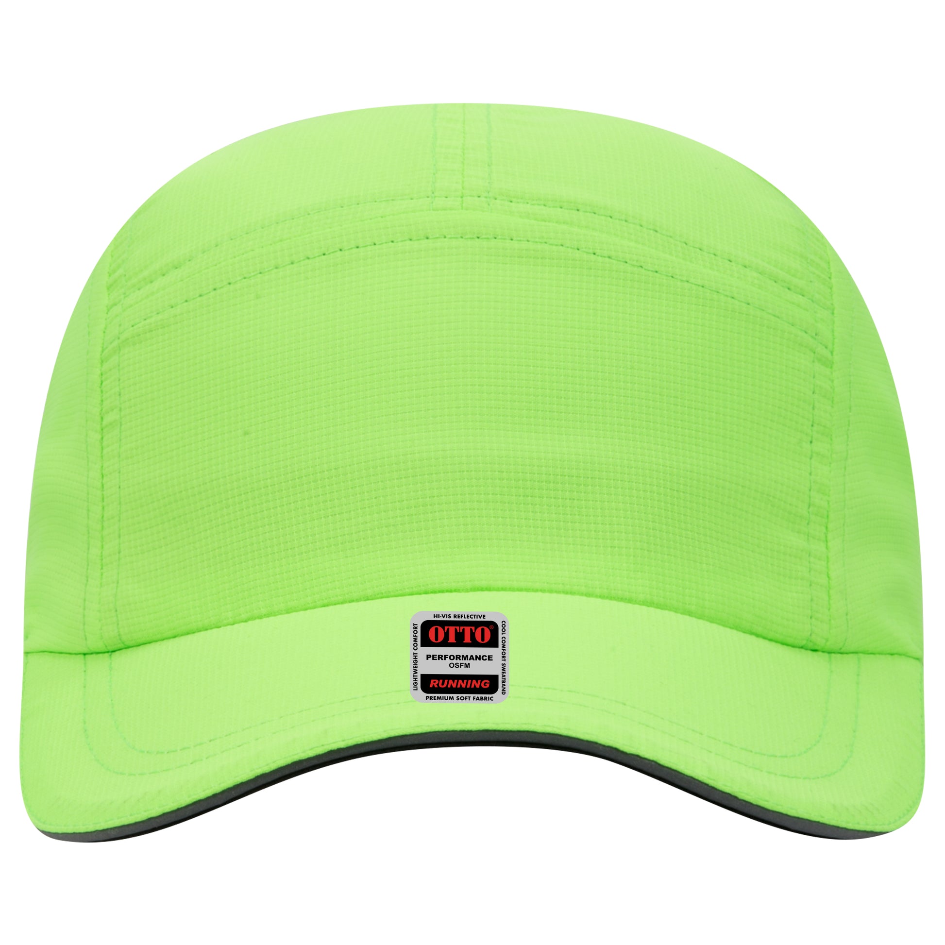 Lightweight Running Hat — Custom Leather Patch in N. Gree n