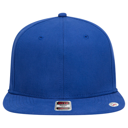 6-Panel Classic Baseball Cap — Stretch Comfort Fit — Custom Leather Patch in Royal
