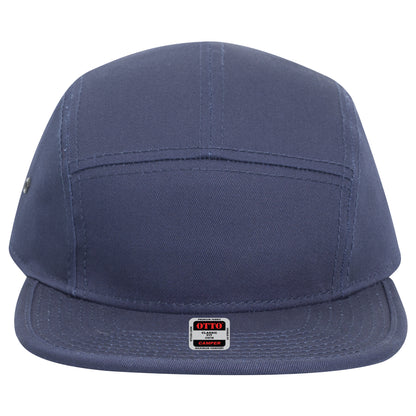 Camper Hat — Custom Leather Patch in Navy