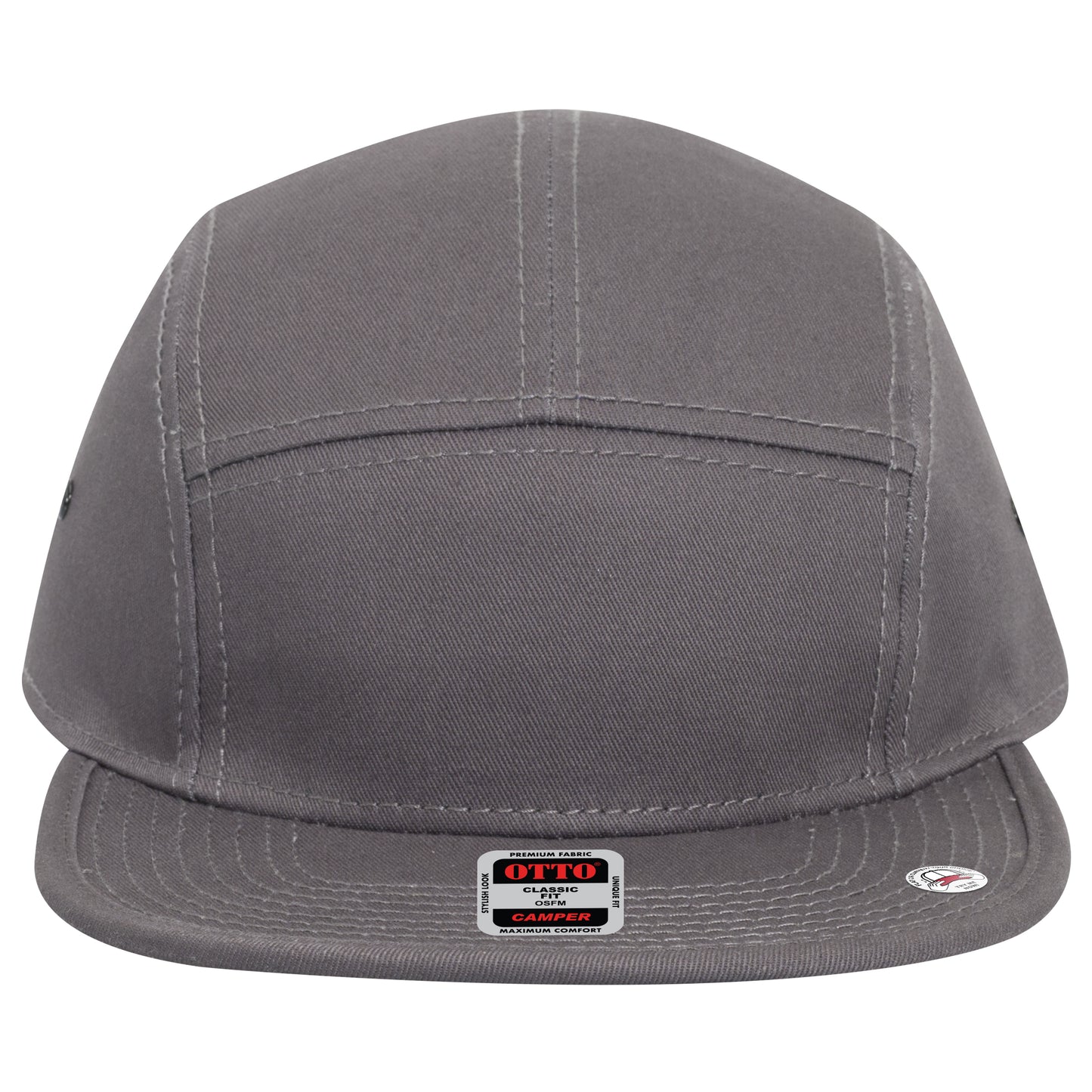 Camper Hat — Custom Leather Patch in Char. Gr