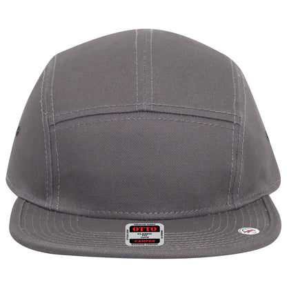 Camper Hat — Custom Leather Patch in Char. Gr