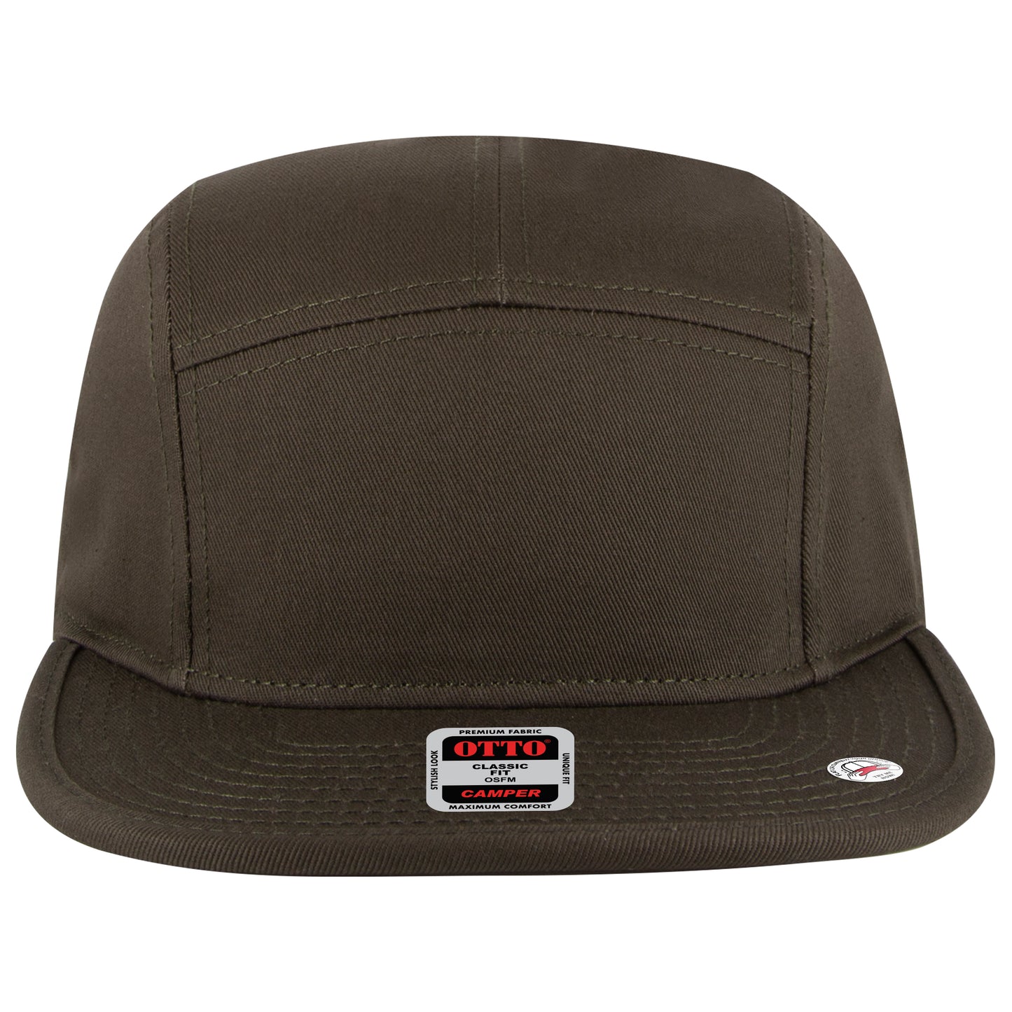 Camper Hat — Custom Leather Patch in Dk. Ol. ay Green