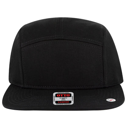 Camper Hat — Custom Leather Patch in Black