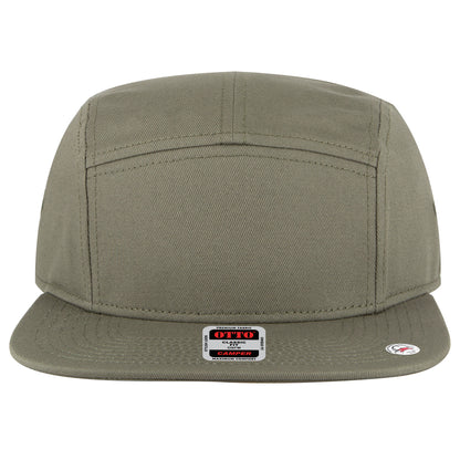 Camper Hat — Custom Leather Patch in Ol. Gree
