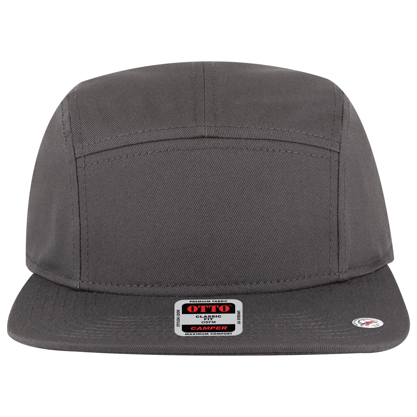 Camper Hat — Custom Leather Patch in Char. Gr