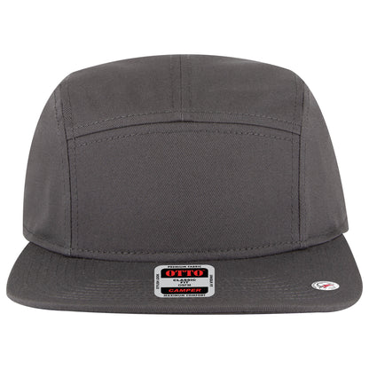 Camper Hat — Custom Leather Patch in Char. Gr