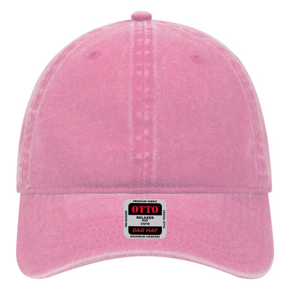 6-Panel Low Profile Dad Hat — Custom Leather Patch in Azalea ay e ray ange ellow