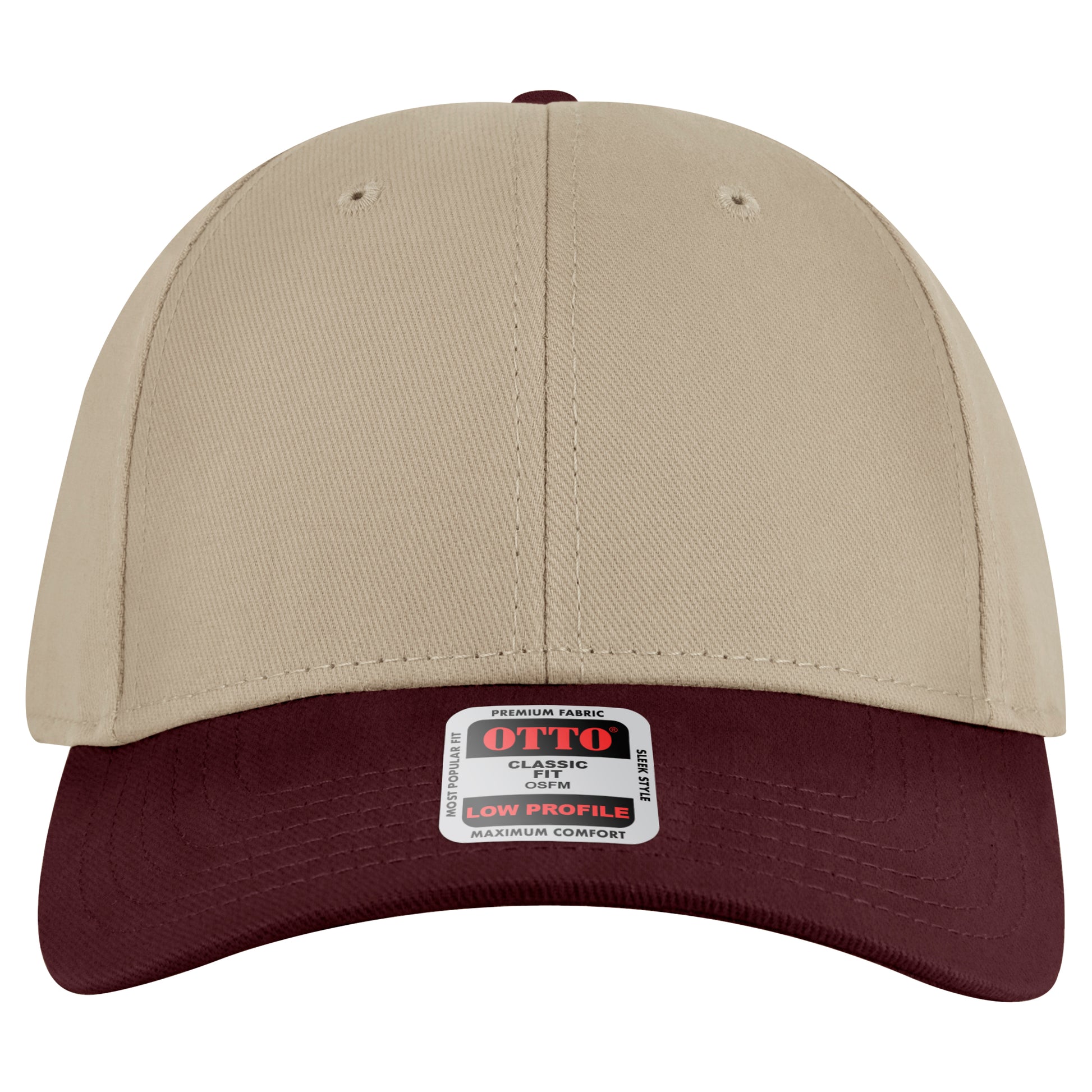 6-Panel Low Profile Baseball Cap — Custom Leather Patch in Marn/K Black a k vy d Gry a a ha