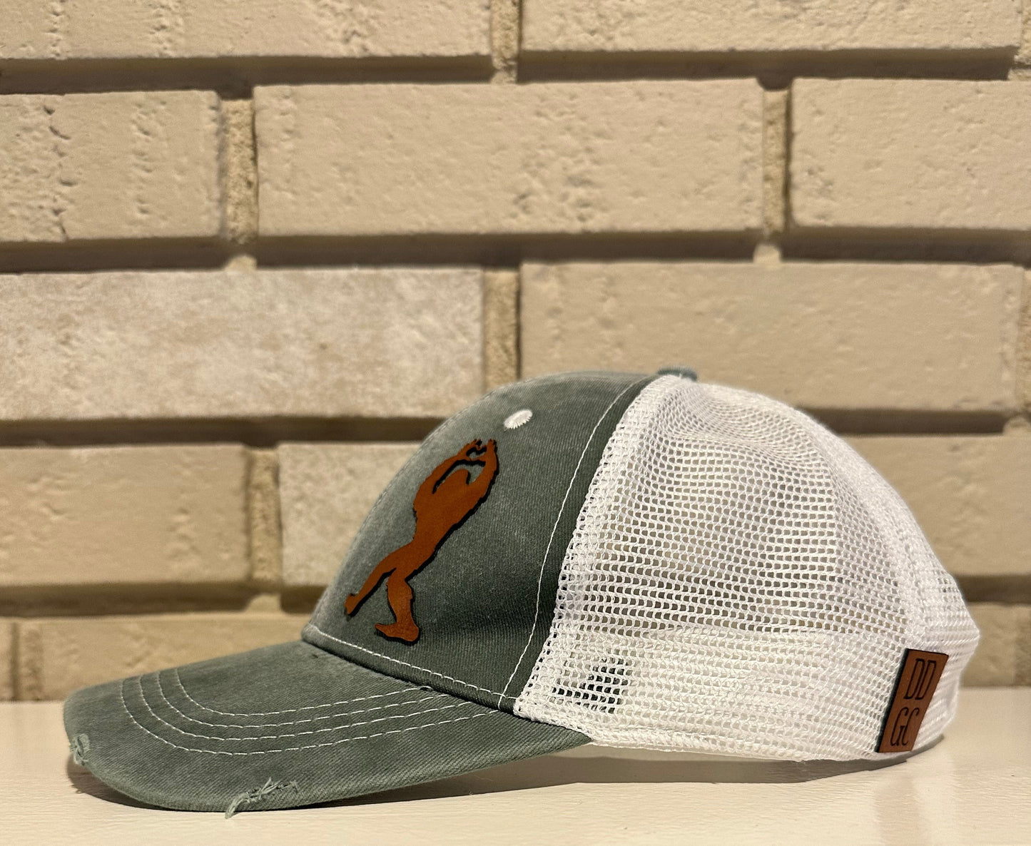 Yeti Heart Hands Leatherette Patch Hat