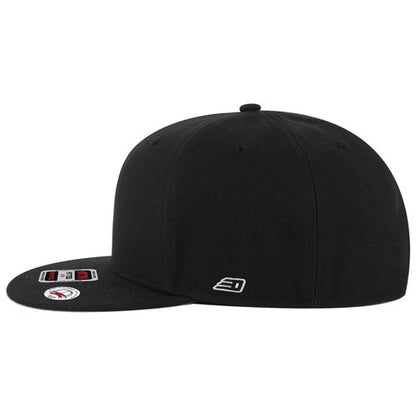 6 Panel Pro Style Fitted Cap - Flex Brim