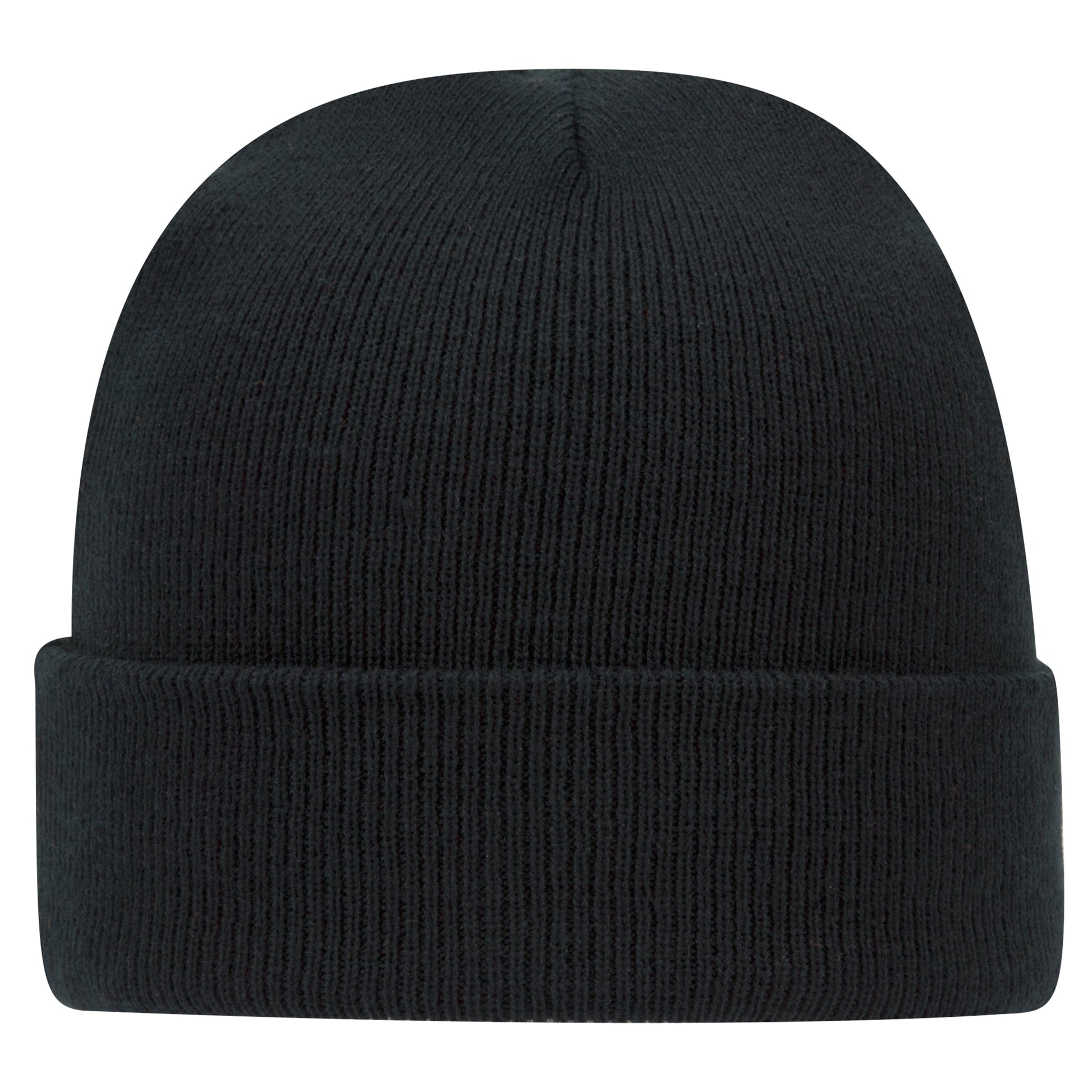 6-Panel Classic Baseball Cap — Custom Leather Patch in Black