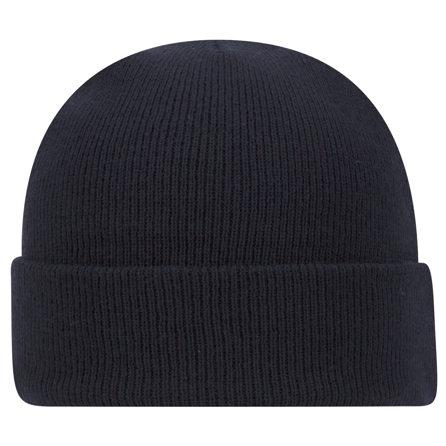 6-Panel Classic Baseball Cap — Custom Leather Patch in Navy
