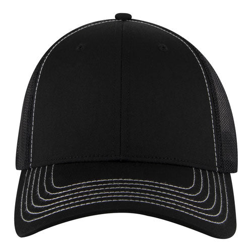 OTTO 83-1239 6-Panel Low Profile Mesh Back Trucker Hat — Solids (Adult)