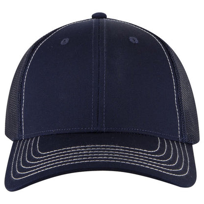 OTTO 83-1239 6-Panel Low Profile Mesh Back Trucker Hat — Solids (Adult)