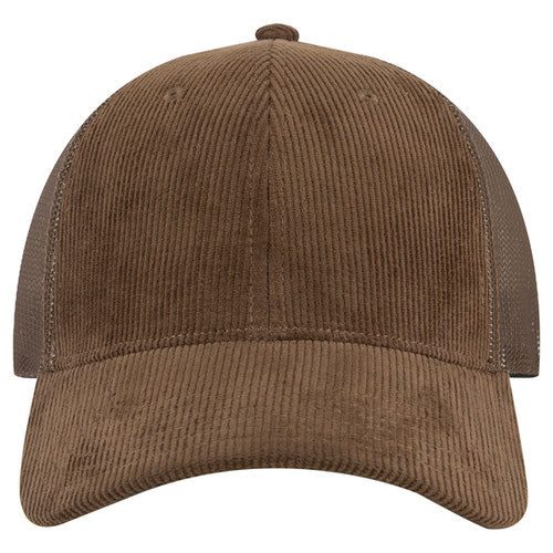 6-Panel Low Profile Corduroy Trucker Hat