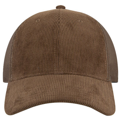 6-Panel Low Profile Corduroy Trucker Hat