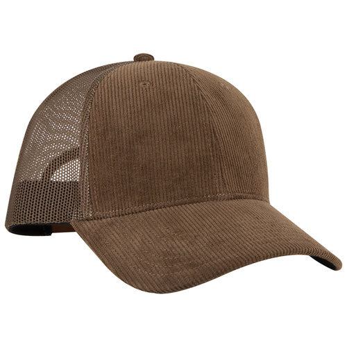 6-Panel Low Profile Corduroy Trucker Hat