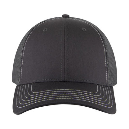 OTTO 83-1239 6-Panel Low Profile Mesh Back Trucker Hat — Solids (Adult)