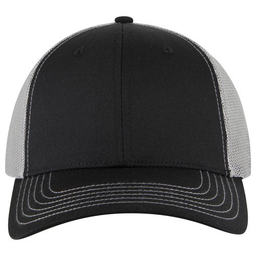 OTTO 83-1239 6-Panel Low Profile Mesh Back Trucker Hat — Back Split (Adult)