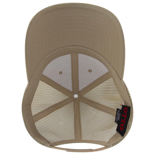 OTTO 83-1239 6-Panel Low Profile Mesh Back Trucker Hat — Solids (Adult)