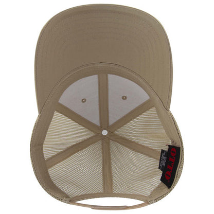 OTTO 83-1239 6-Panel Low Profile Mesh Back Trucker Hat — Solids (Adult)