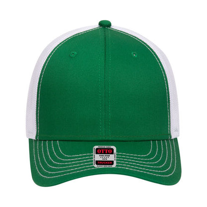 OTTO 83-1239 6-Panel Low Profile Mesh Back Trucker Hat — Back Split (Adult)
