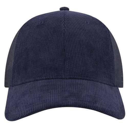 6-Panel Low Profile Corduroy Trucker Hat