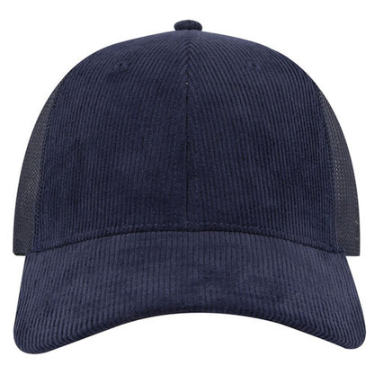 6-Panel Low Profile Corduroy Trucker Hat