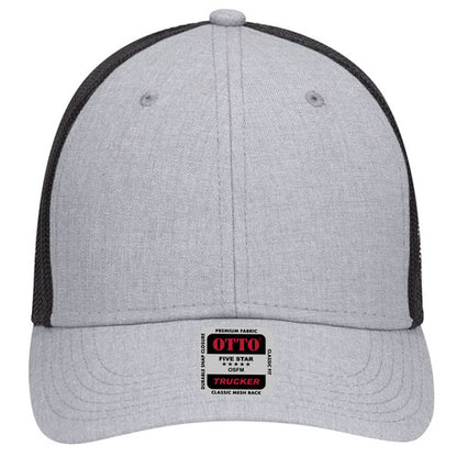 OTTO 83-1239 6-Panel Low Profile Mesh Back Trucker Hat — Back Split (Adult)