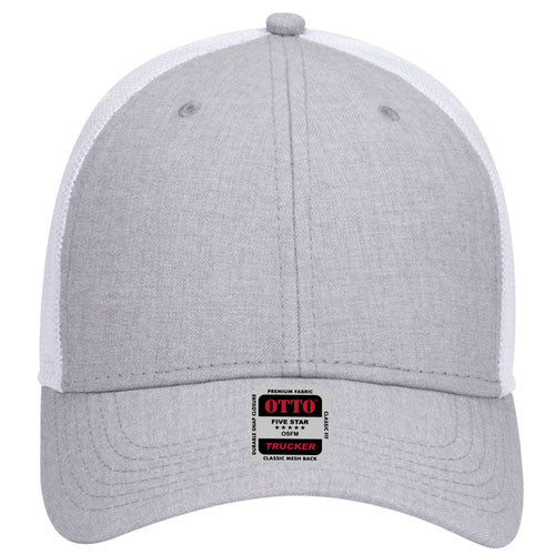 OTTO 83-1239 6-Panel Low Profile Mesh Back Trucker Hat — Back Split (Adult)