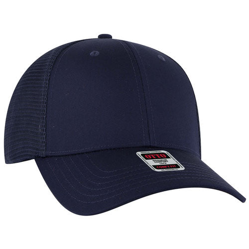 6-Panel Low Profile Trucker Hat — Stretch Comfort Fit - Solids