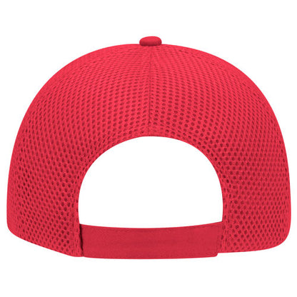 6-Panel Low Profile Baseball Cap — Stretch Comfort Fit — Custom Leather Patch