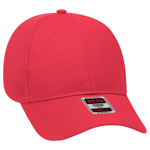 6-Panel Low Profile Baseball Cap — Stretch Comfort Fit — Custom Leather Patch
