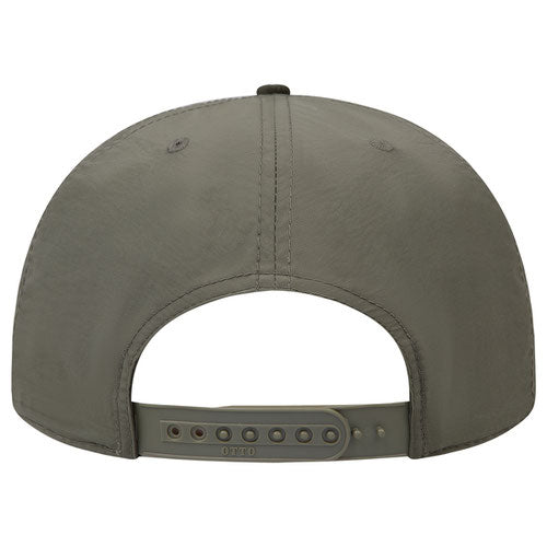 Recycled Taslon Nylon 5-Panel Classic Baseball Cap — Snapback Flat Brim