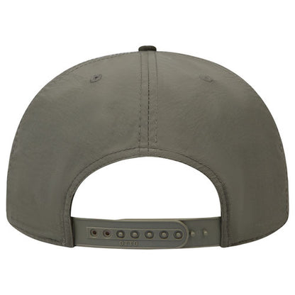 Recycled Taslon Nylon 5-Panel Classic Baseball Cap — Snapback Flat Brim