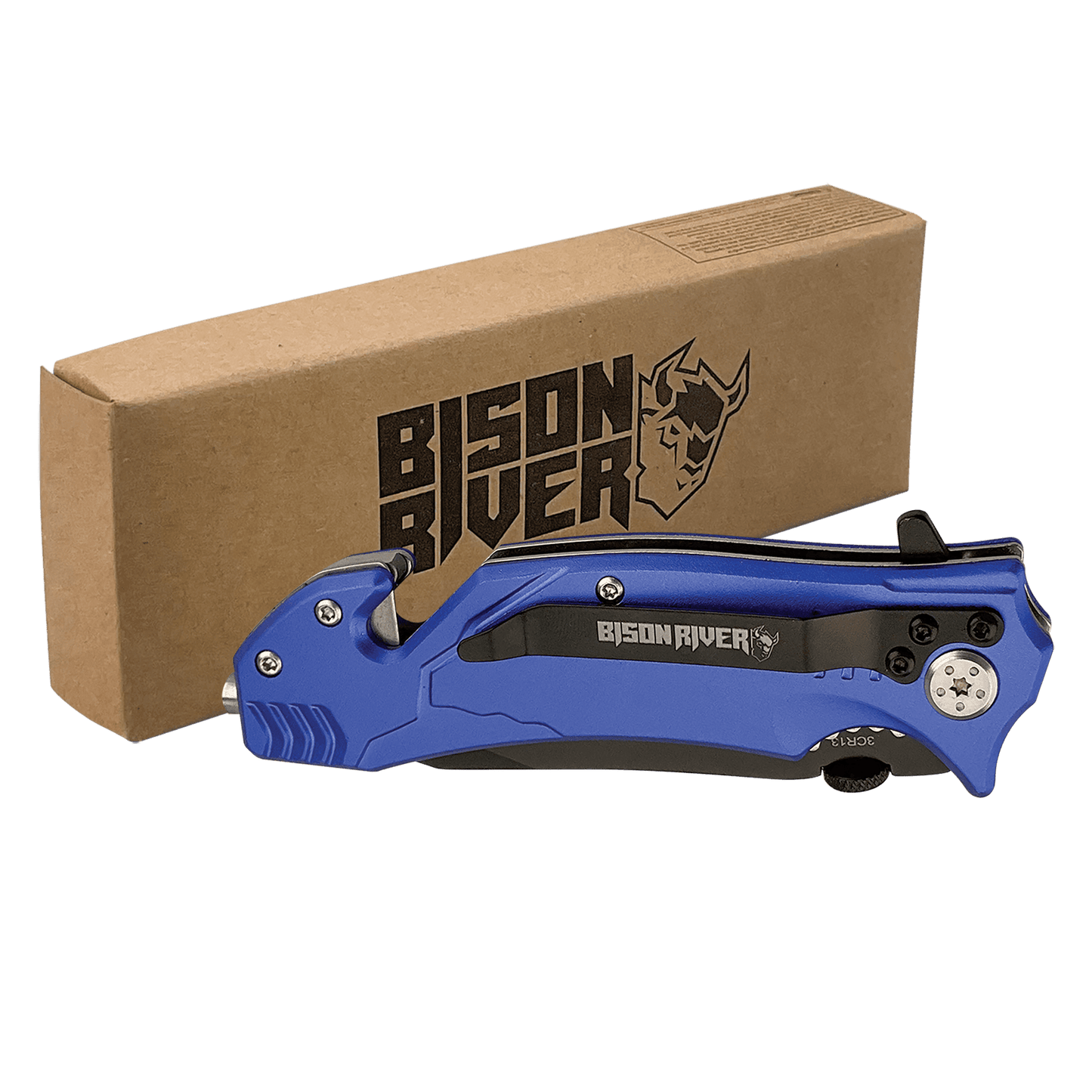 Blue Bison River 4 1/2" Rescue Knife