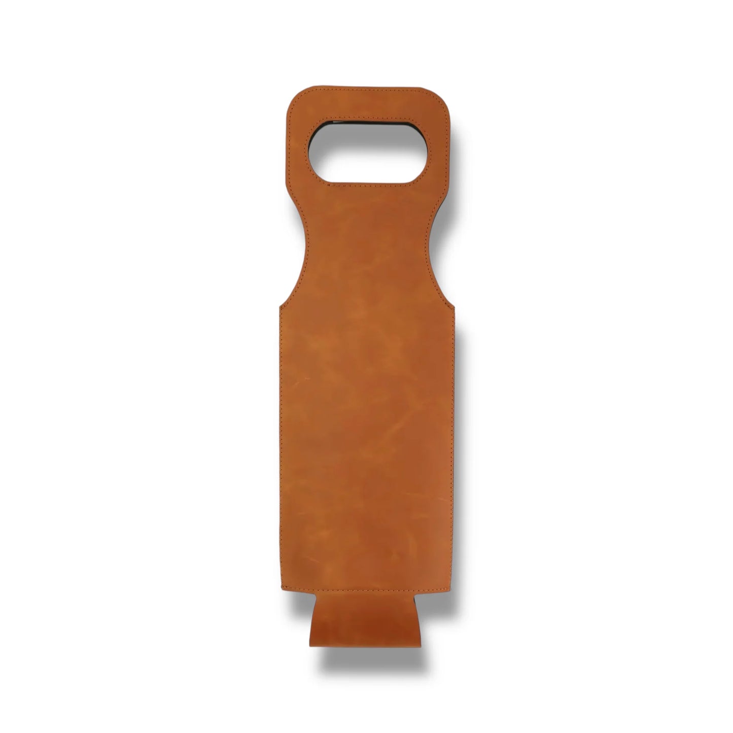 Personalized Leatherette Wine Sling — Laser Engraved | Single & Bulk Orders