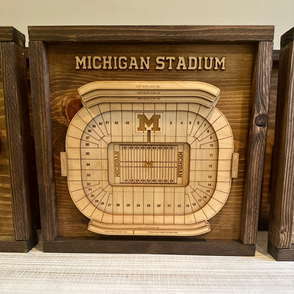 Big House 3D Framed Stadium