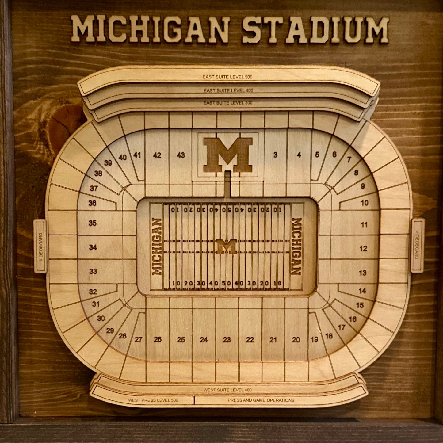 Big House 3D Framed Stadium