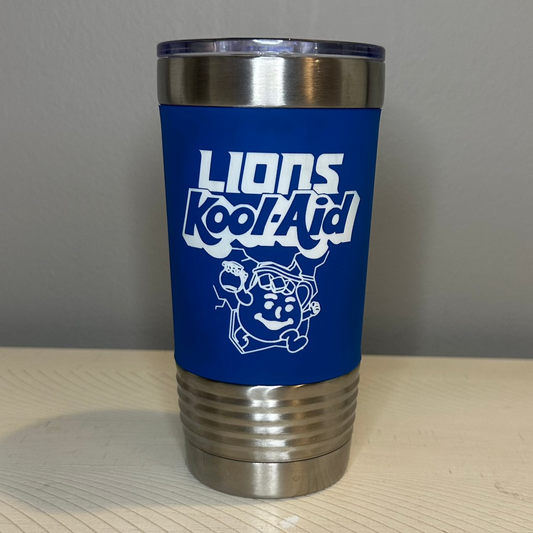 Lions Kool-Aid 20 oz. Tumbler with Lid and Silicone Grip